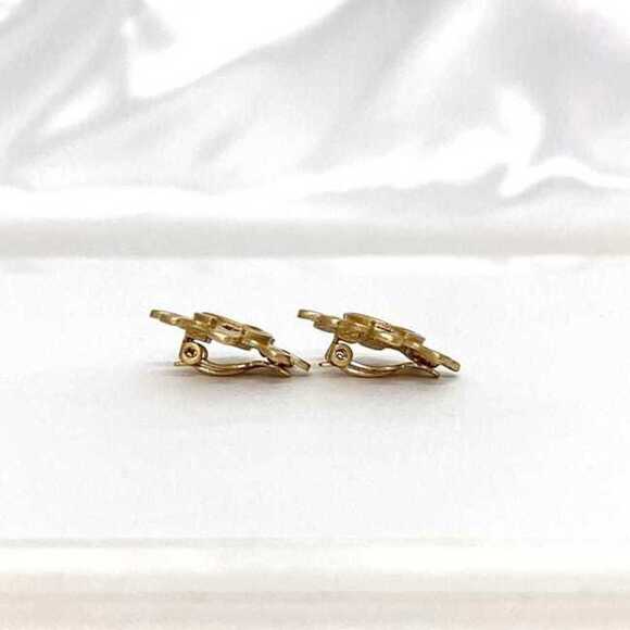 CHANEL Gold Coco Mark Earrings - Picture 4 of 11
